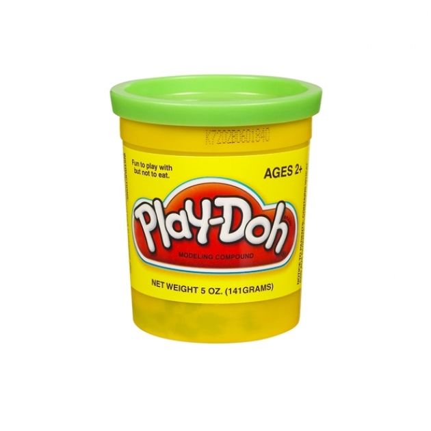 Детский пластилин play doh пластилин в банке зеленый 22002148