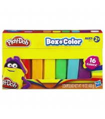 Детский пластилин play doh набор пластилина 16 цветов a2744...