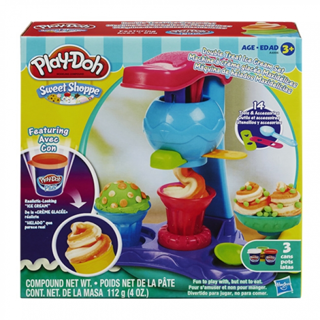 Детский пластилин play doh набор пластилина фабрика мороженого в коробке a4896