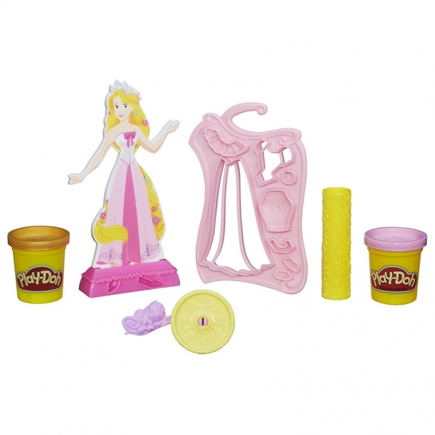Детский пластилин play doh набор игровой дизайнер платьев принцесс дисней рапунцель a5419e24