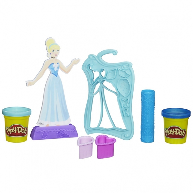 Детский пластилин play doh набор игровой дизайнер платьев принцесс дисней золушка a5419e24