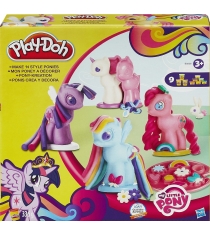 Игровой набор пластилина Hasbro Play Doh Создай любимую Пони B0009...