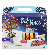 Игровой набор пластилина Hasbro Play Doh DohVinci Дерево для драгоценностей B171...
