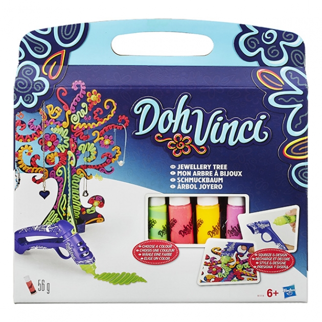 Игровой набор пластилина Hasbro Play Doh DohVinci Дерево для драгоценностей B1719