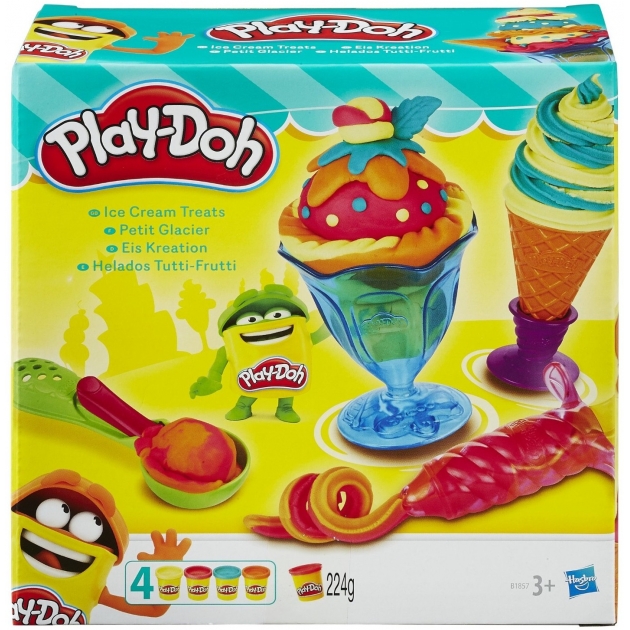 Игровой набор пластилина Hasbro Play Doh Инструменты мороженщика B1857EU4