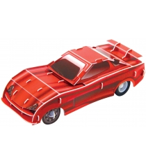 3D Пазл IQ Puzzle Красный гоночный автомобиль инерционный