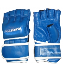 Перчатки для рукопашного боя Leco Pro plus синие размер M т1212-2