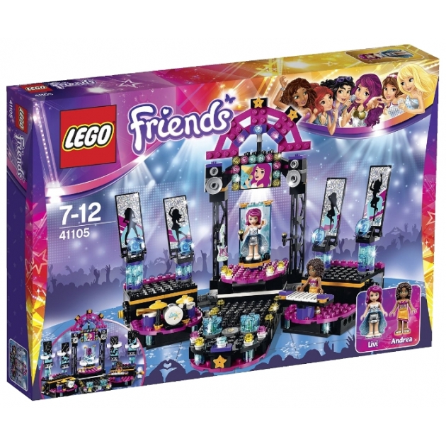 Lego Friends Поп звезда сцена 41105