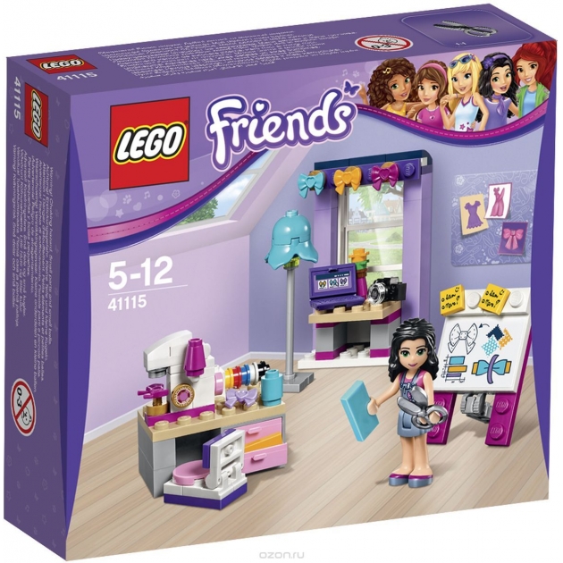 Lego Friends творческая мастерская эммы 41115
