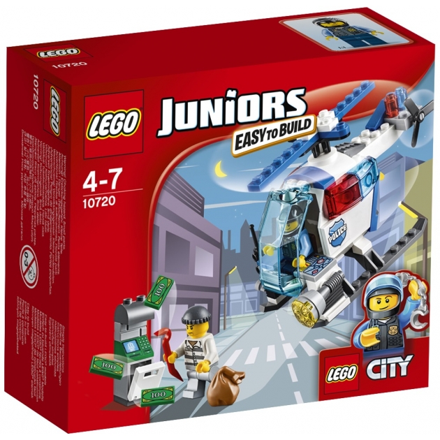 Lego Juniors Погоня на полицейском вертолёте 10720