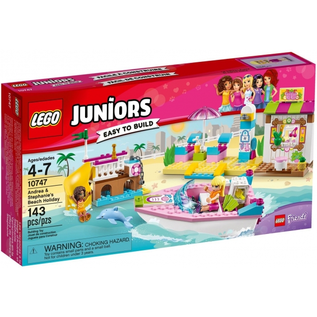 Lego Juniors День на пляже с Андреа и Стефани 10747