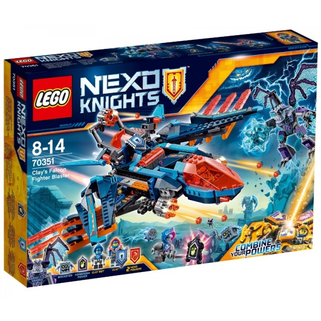 Lego Nexo Knights Самолёт истребитель Сокол Клэя 70351