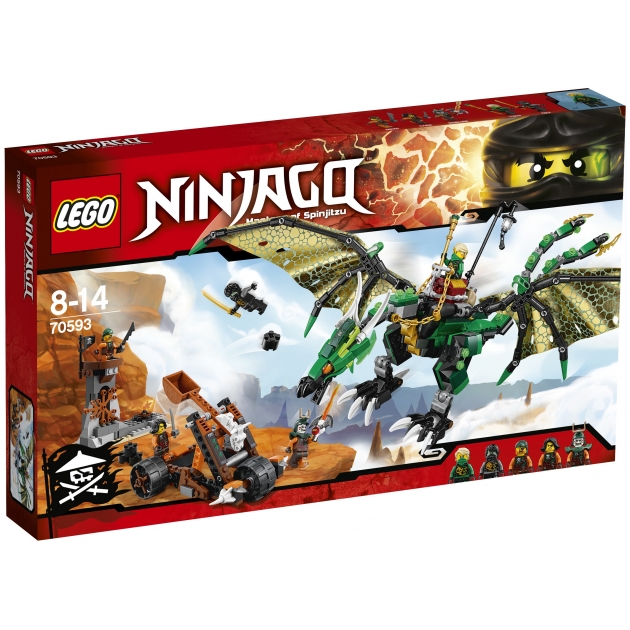 Lego Ninjago Зелёный Дракон 70593