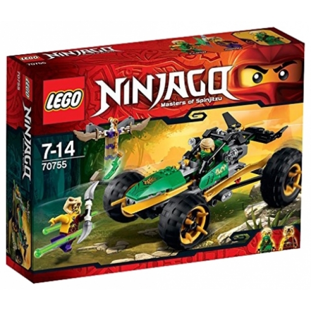 Lego Ninjago Тропический багги Зеленого ниндзя 70755
