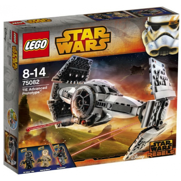Lego Star Wars Улучшенный Прототип TIE Истребителя 75082