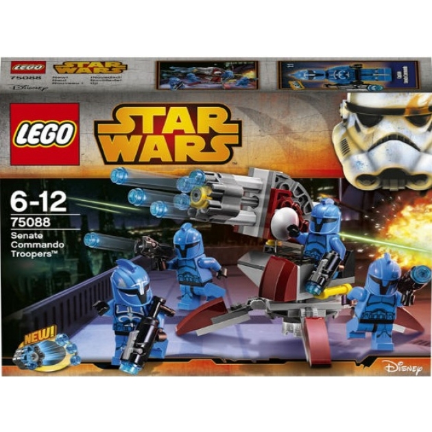 Lego Star Wars Элитное подразделение Коммандос Сената 75088