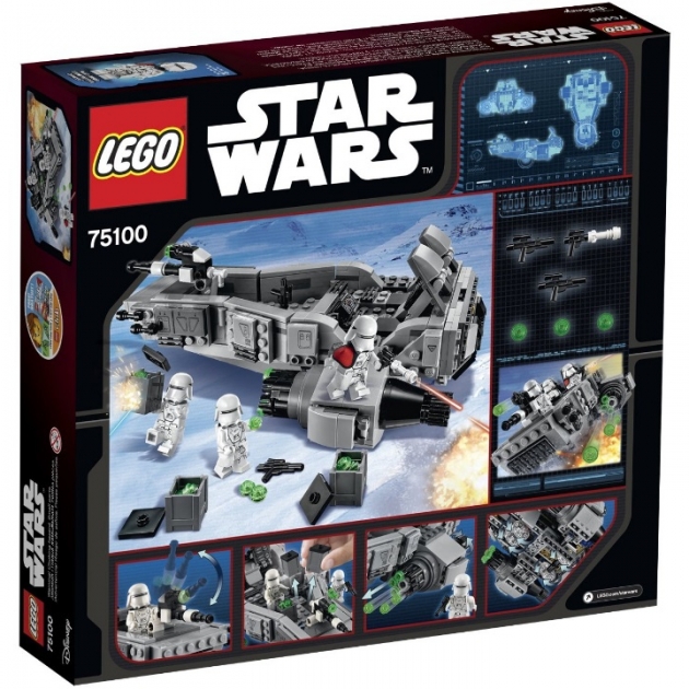 Lego Star Wars Снежный спидер Первого Ордена 75100