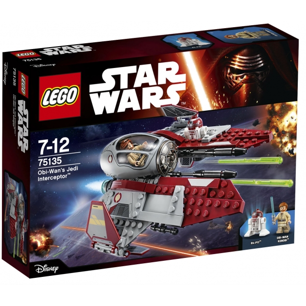 Lego Star Wars Перехватчик джедаев Оби Вана Кеноби 75135