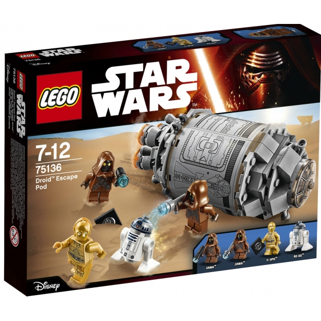 Lego Star Wars Спасательная капсула дроидов 75136