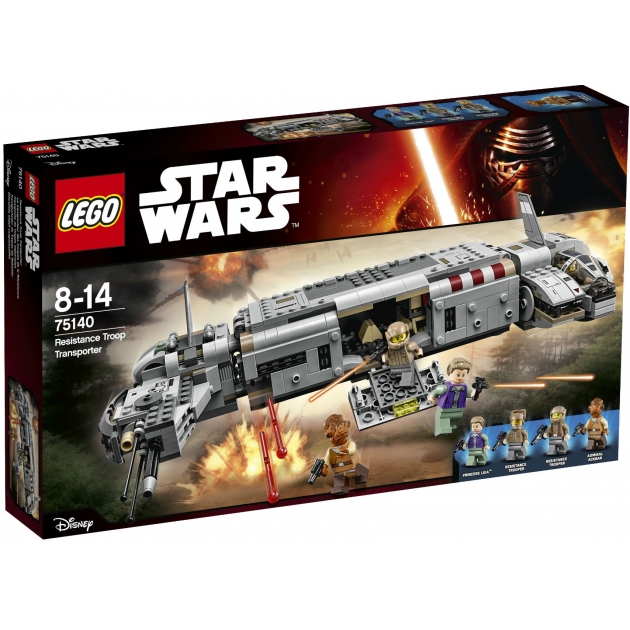 Lego Star Wars Военный транспорт Сопротивления 75140