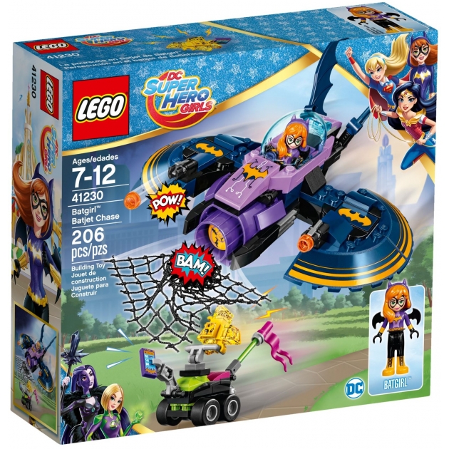 Lego DC Super Hero Girls Бэтгёрл погоня на реактивном самолёте 41230