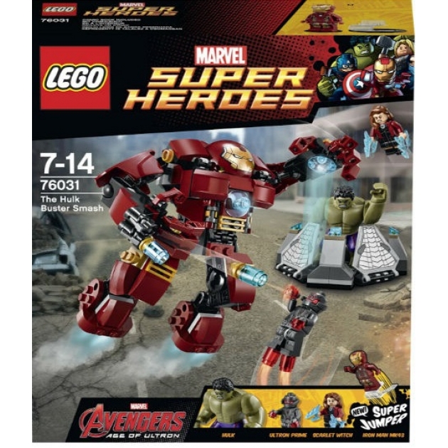 Lego Super Heroes Разрушительный удар Халка 76031