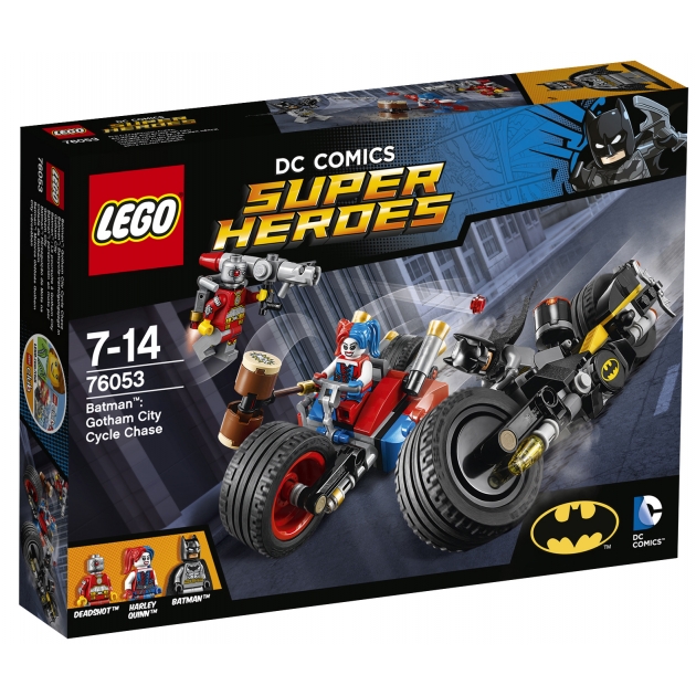 Lego Super Heroes Бэтман Погоня на мотоциклах по Готэм сити 76053