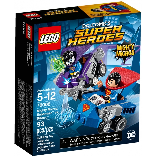 Lego Super Heroes Mighty Micros Супермен против Бизарро 76068