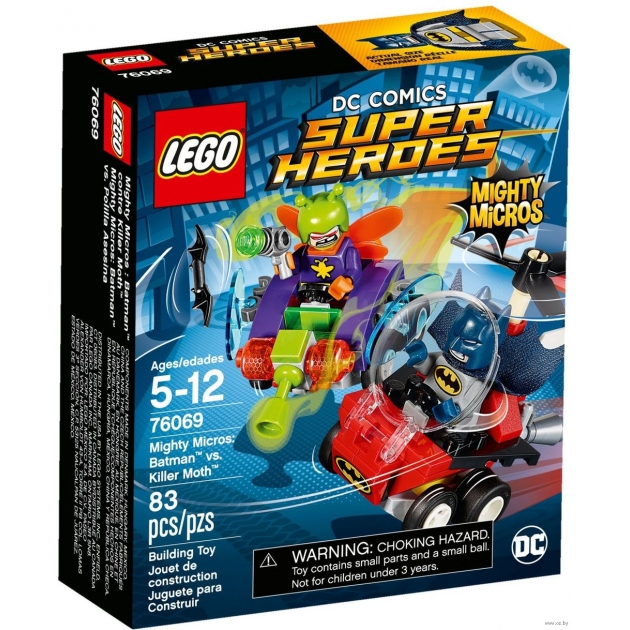 Lego Super Heroes Mighty Micros Бэтмен против Мотылька-убийцы 76069