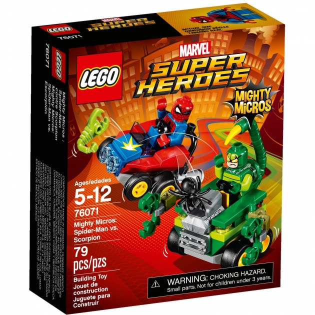 Lego Super Heroes Mighty Micros Человек-паук против Скорпиона 76071