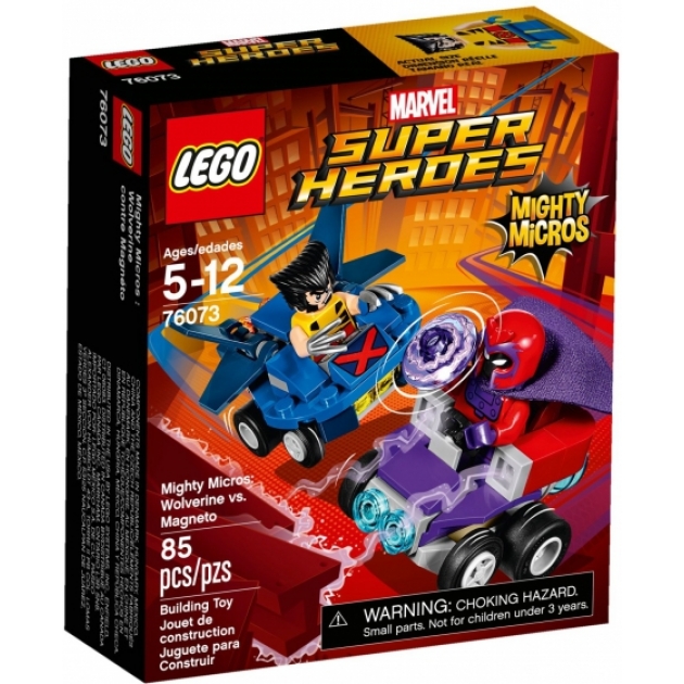 Lego Super Heroes Mighty Micros Росомаха против Магнето 76073