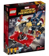 Lego Super Heroes Железный человек Стальной Детройт наносит удар 76077