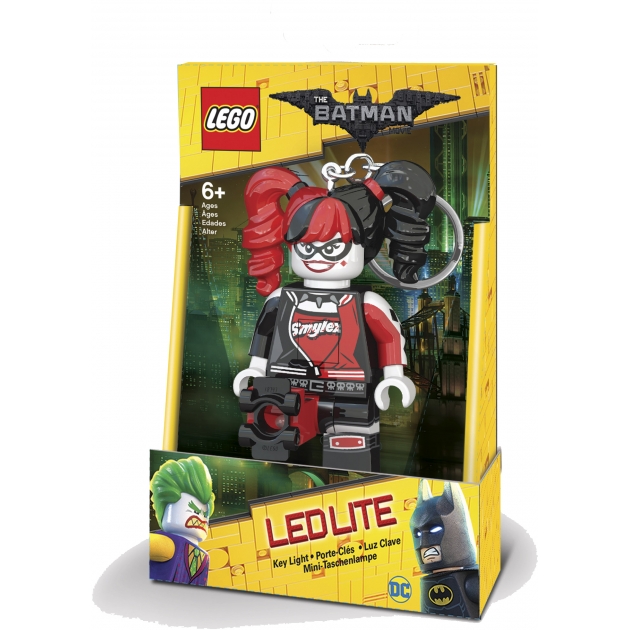 Брелок фонарик Lego Batman Movie Harley Quinn LGL-KE107