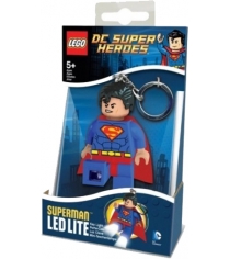 Брелок фонарик для ключей Lego Superman LGL-KE39