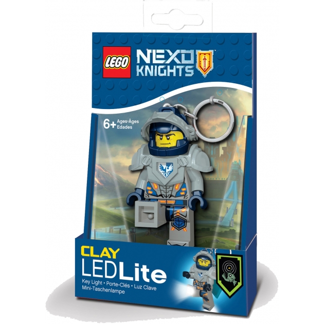 Брелок-фонарик Lego Nexo Knights Clay LGL-KE87