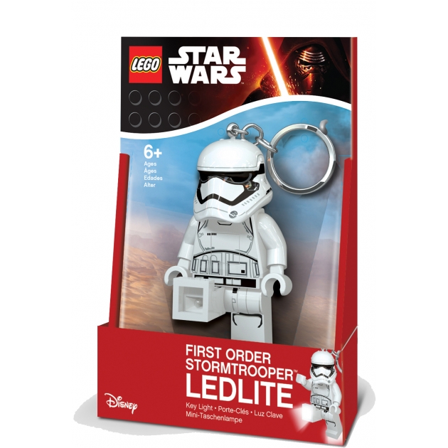 Брелок-фонарик Lego Star Wars Штурмовик Первого ордена LGL-KE94