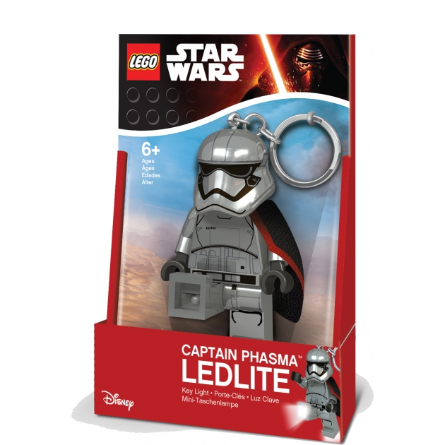 Брелок-фонарик Lego Star Wars Капитан Фазма LGL-KE96
