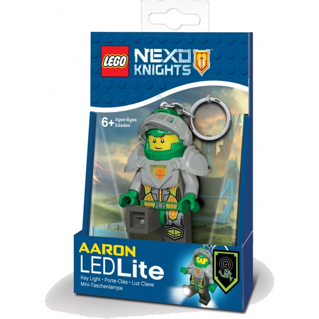 Брелок-фонарик Lego Nexo Knights Aaron LGL-KE98