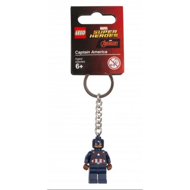 Брелок для ключей LEGO Super Heroes Капитан Америка