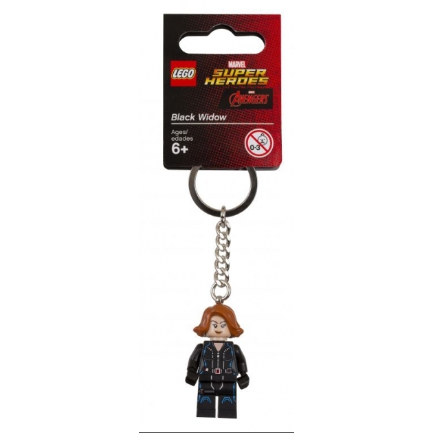 Брелок для ключей LEGO Super Heroes Черная вдова