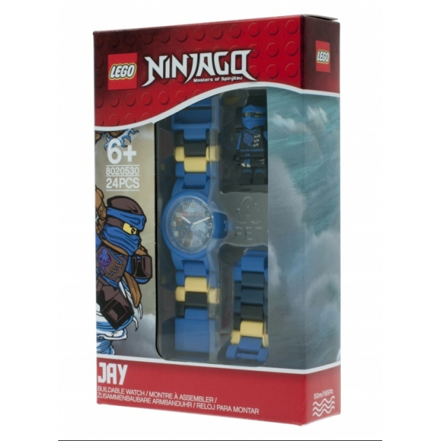Наручные часы LEGO Ninjago Sky Pirates Джей с минифигуркой