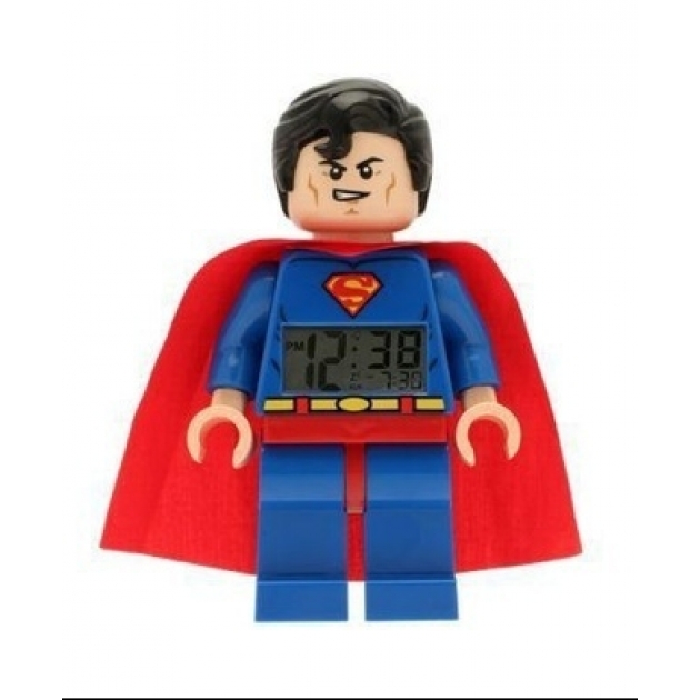 Будильник Lego Супер Герои Супермэн минифигура