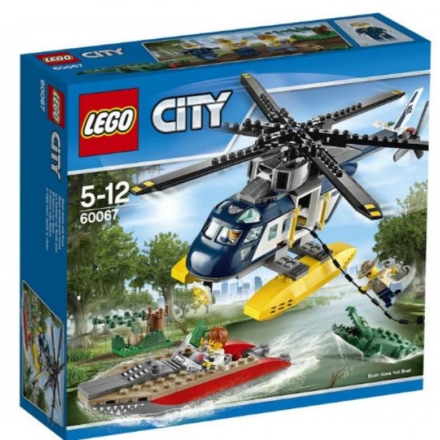 Lego City Погоня на полицейском вертолёте 60067
