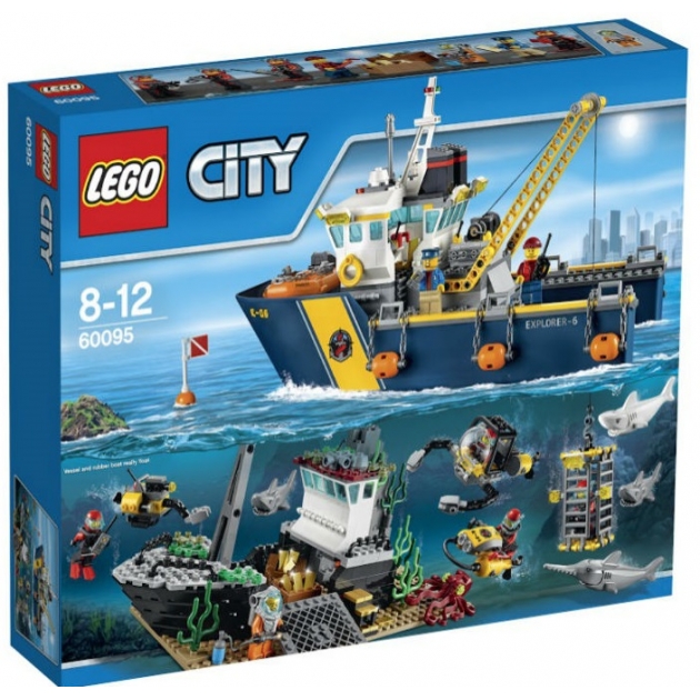 Lego City Корабль исследователей морских глубин 60095