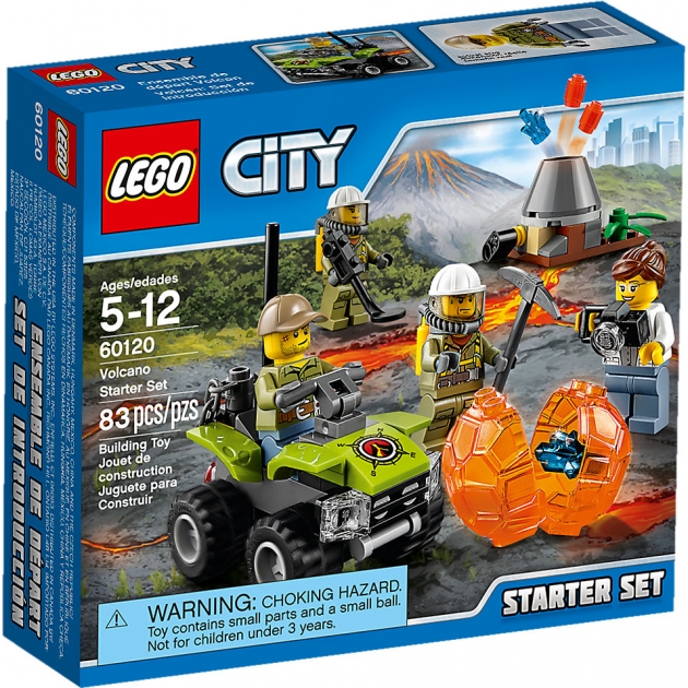 Lego City Набор для начинающих Исследователи Вулканов 60120