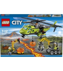 Lego City Грузовой вертолет исследователей вулканов 60123