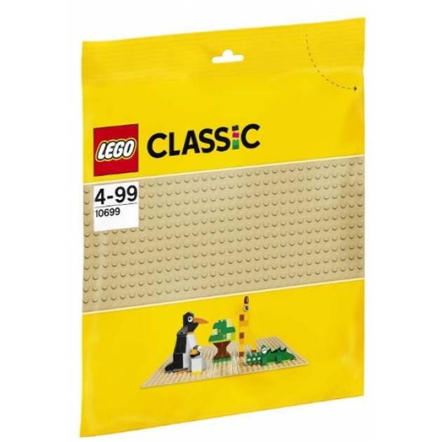 Lego Classic строительная пластина желтого цвета 10699