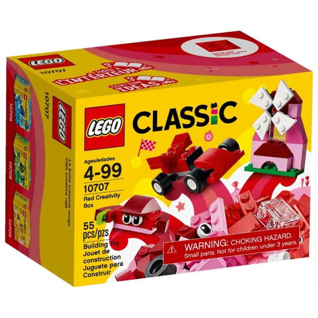 Lego Classic Красный набор для творчества 10707