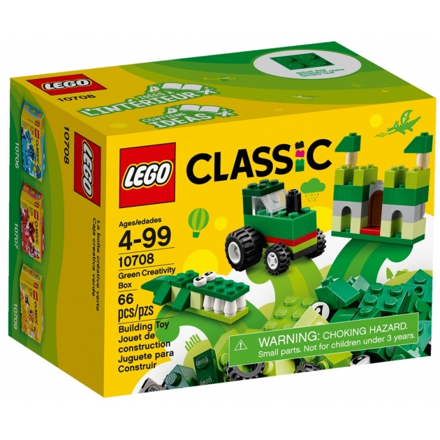 Lego Classic Зелёный набор для творчества 10708