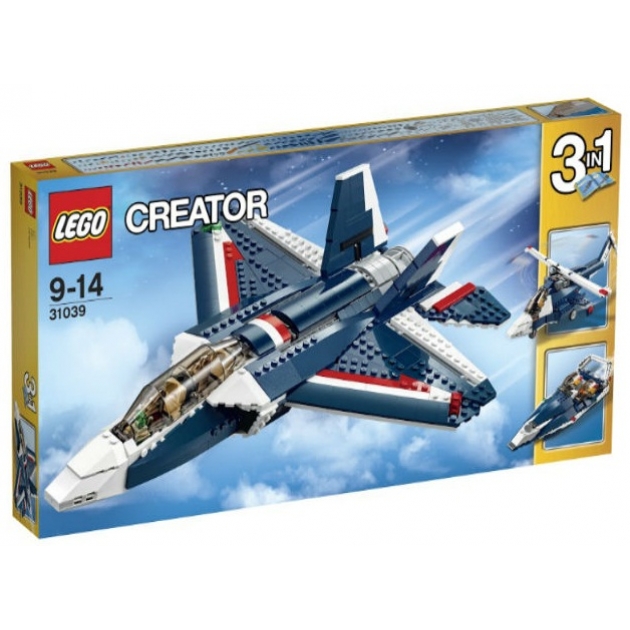 Lego Creator синий реактивный самолет 31039